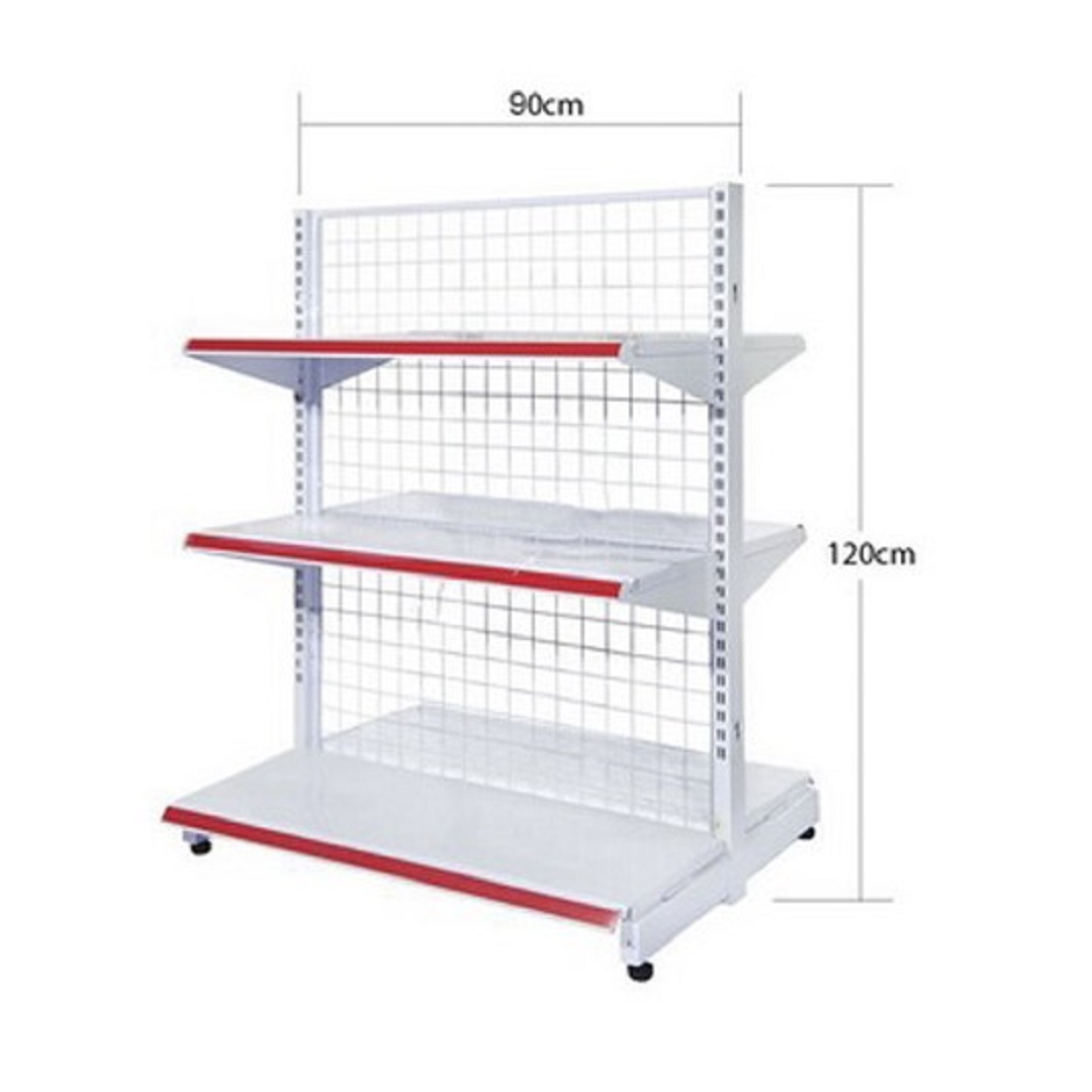Kệ đôi siêu thị 90cmx180cm KST9018